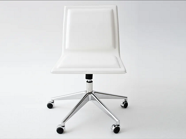 Bürostuhl aus Eco-Leder mit Rollen Gallotti&Radice OFX 09 Fabrik Gallotti & Radice aus Italien. Foto №1