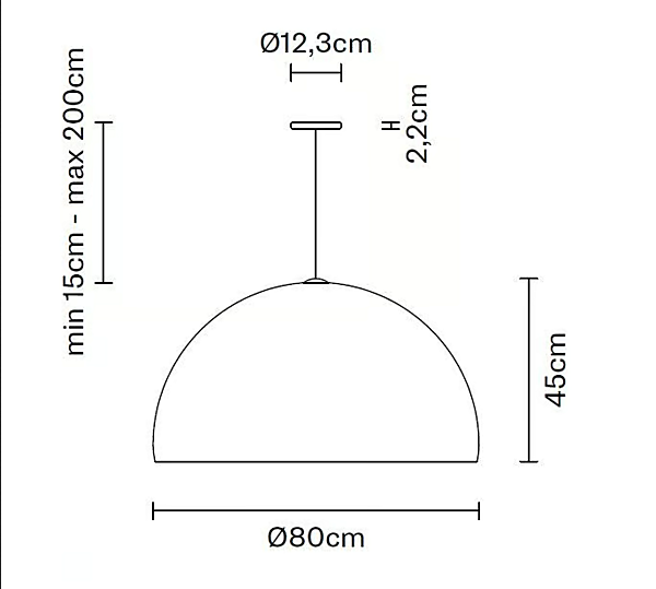 Hängelampe aus patiniertem Kupfer Fabbian Oru F25 A07 F25 A07 Fabrik Fabbian aus Italien. Foto №5