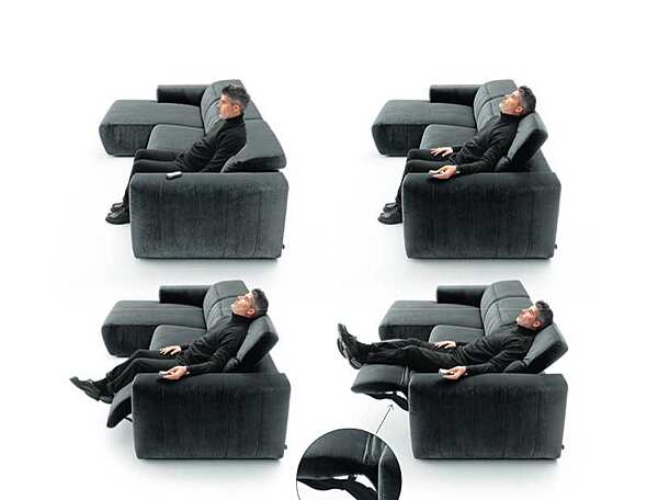 Couch Felis  "SOFTLIVING" KENSINGTON F02 Fabrik Felis aus Italien. Foto №9