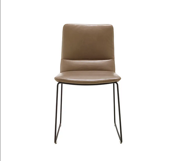 Sledstuhl aus Leder mit abnehmbarem Bezug Bendchair LIGNE ROSET 10260900 Fabrik LIGNE ROSET aus Italien. Foto №2