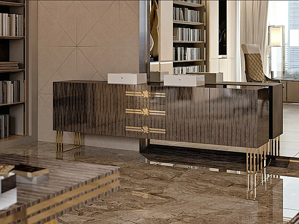 Sideboard mit Schubladen aus Holz Bizzotto Italia Infinity Fabrik Bizzotto Italia aus Italien. Foto №4