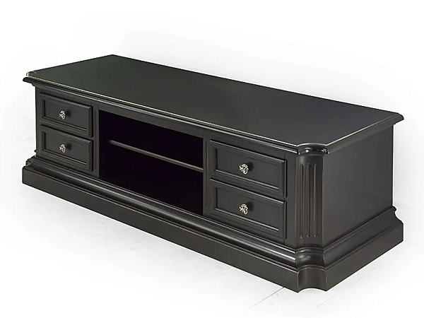 Niedriger TV-Schrank aus Holz MARIONI Eye TV Cabinet 02076 Fabrik MARIONI aus Italien. Foto №2