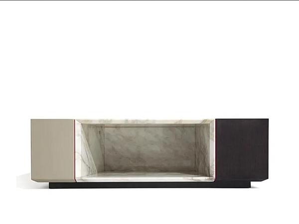 Quadratischer Couchtisch aus Holz GIORGETTI Scaleno 90250 Fabrik GIORGETTI aus Italien. Foto №2