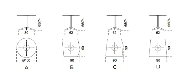 Kaffeetisch aus Esche Gallotti&Radice Zen Fabrik Gallotti & Radice aus Italien. Foto №4
