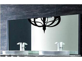 Metallspiegel mit integrierter Beleuchtung CORTEZARI Quadra Mirror 345