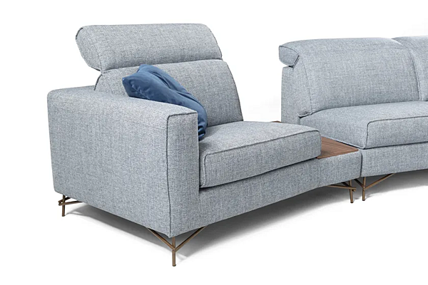 Ecksofa aus Stoff mit Couchtisch Leonardo 3-Sitzer Marinelli Home M1257 Fabrik Marinelli Home aus Italien. Foto №4