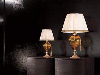 Tischlampe aus Glas Donatello Alicante Euroluce Lampadari LG1 LP1