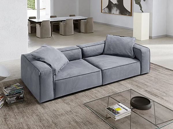 Zweisitzer Ecksofa mit weicher Rückenlehne Marinelli Home Manhattan M1066 Fabrik Marinelli Home aus Italien. Foto №1