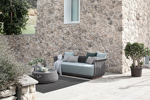 Dreisitzer Gartensofa aus Seil Atmosphera Bellagio BL.DV Fabrik ATMOSPHERA aus Italien. Foto №2