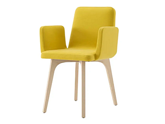 Polsterstuhl mit Armlehnen aus Stoff LIGNE ROSET VIK 10261152 Fabrik LIGNE ROSET aus Italien
