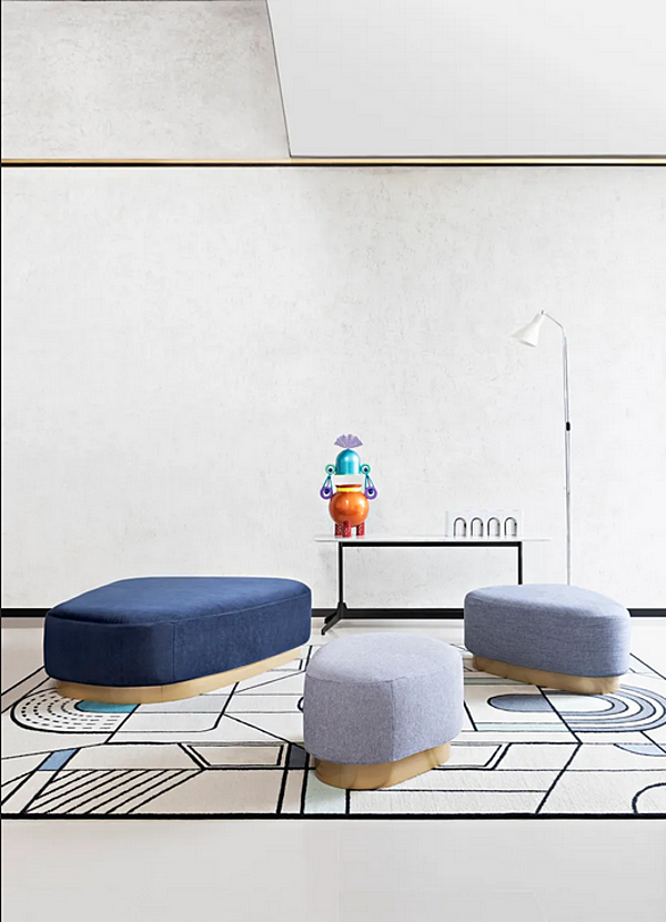 Stoffpouf Island Saba Fabrik SABA aus Italien. Foto №2