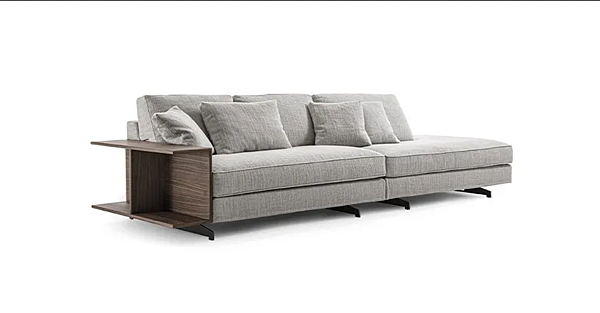 Ecksofa aus Stoff mit abnehmbarem Bezug Frigerio Davis Book Fabrik Frigerio aus Italien. Foto №8