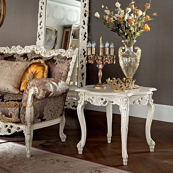 Quadratischer Couchtisch aus Holz MODENESE GASTONE 12620 für Wohnzimmer Fabrik MODENESE GASTONE aus Italien. Foto №2