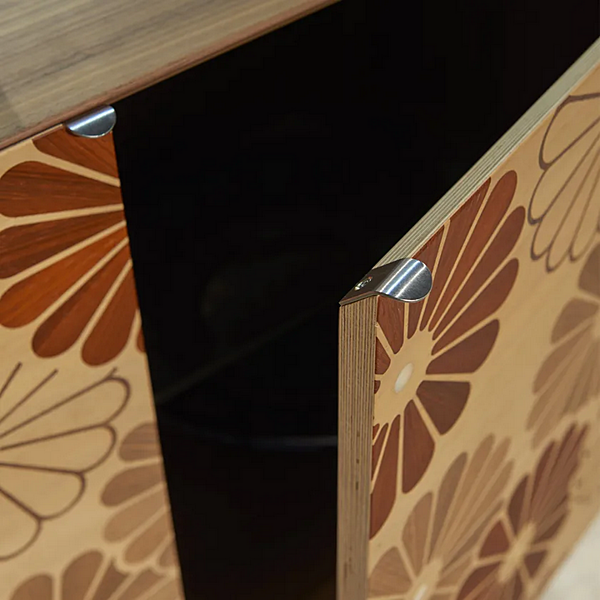 Walnuss Sideboard mit Türen DALE Lauta Floreale A 155 Fabrik DALE aus Italien. Foto №2