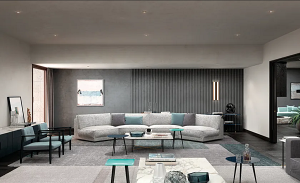 MDF Couchtisch geeignet 40 Mono CASAMILANO Fabrik CASAMILANO aus Italien. Foto №8