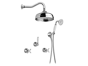 Eingebautes Duschset aus Stahl mit Handbrause Gaia Mobili Princeton Eingebautes Duschset aus Stahl mit Handbrause Gaia Mobili Princeton Fabrik GAIA aus Italien