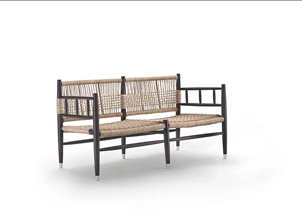 Kleines Sofa aus Massivholz mit weicher Rückenlehne FLEXFORM LEE Fabrik FLEXFORM aus Italien. Foto №3