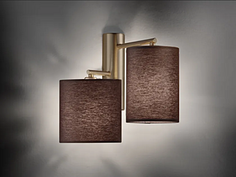 Wandleuchte aus Stoff und Metall Koel A2 Euroluce Lampadari