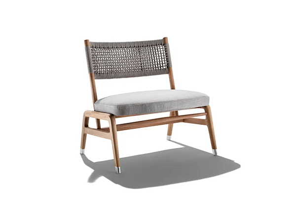 Iroko Sessel mit integriertem Kissen Ortigia Outdoor FLEXFORM Fabrik FLEXFORM aus Italien. Foto №1