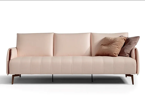 Dreisitzer Ledersofa mit weicher Rückenlehne Marinelli Home Romance M1252 Fabrik Marinelli Home aus Italien. Foto №1