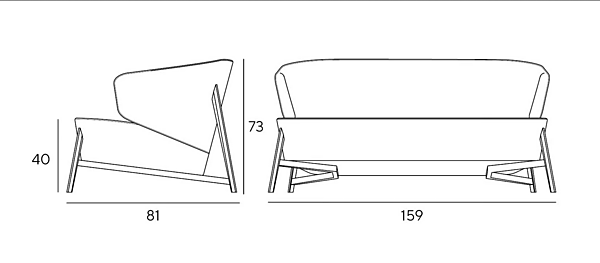 Sofa aus Stoff und Leder Arsenale LC1 INNOVA Imbottiti Fabrik Innova Imbottiti aus Italien. Foto №4