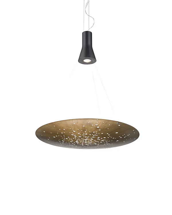 LED Pendelleuchte aus Metall Fabbian Lens F46 Fabrik Fabbian aus Italien. Foto №6