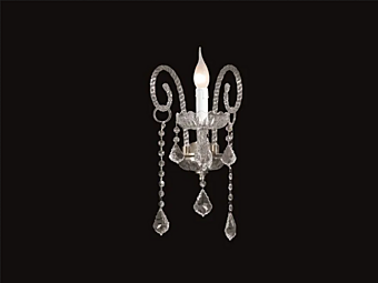 Wandleuchte mit Swarovski-Kristallen Epoca A1 Euroluce Lampadari