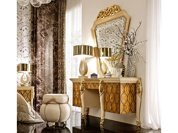 Wandspiegel mit Rahmen aus Glas A.R. Arredamenti Harmony Mirror 380/S Fabrik A.R.ARREDAMENTI SRL aus Italien. Foto №3