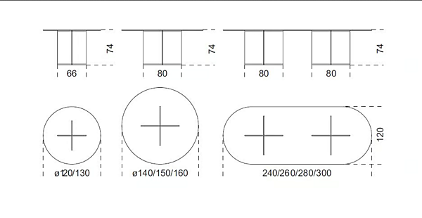 Runder Glastisch Eros Gallotti&Radice Fabrik Gallotti & Radice aus Italien. Foto №2