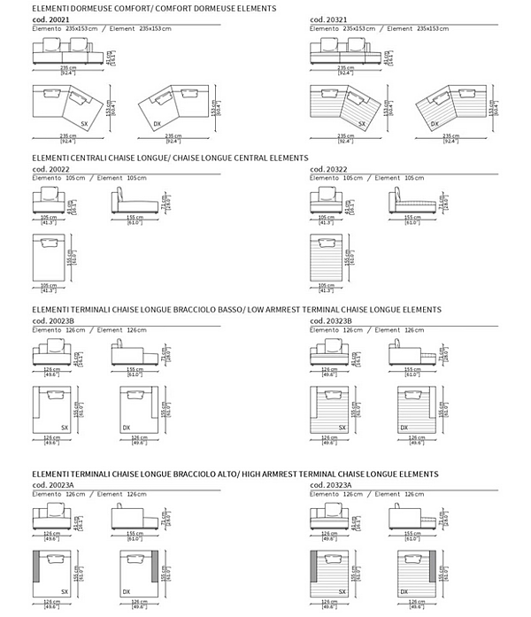 Modularer Ledersofa Eddie Frigerio Fabrik Frigerio aus Italien. Foto №18