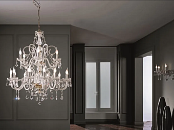 Kronleuchter mit Swarovski-Kristallen Epoca L12 6 Euroluce Lampadari