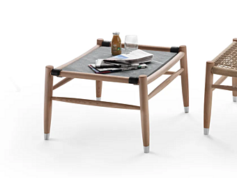Rechteckiger Kaffeetisch aus Iroko FLEXFORM Tessa Outdoor Rechteckiger Kaffeetisch aus Iroko FLEXFORM Tessa Outdoor Fabrik FLEXFORM aus Italien