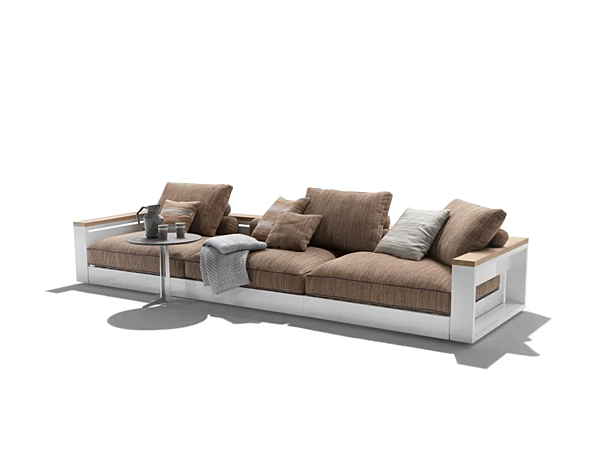 Ecksofa aus Stoff für den Garten FLEXFORM Freeport Fabrik FLEXFORM aus Italien. Foto №2