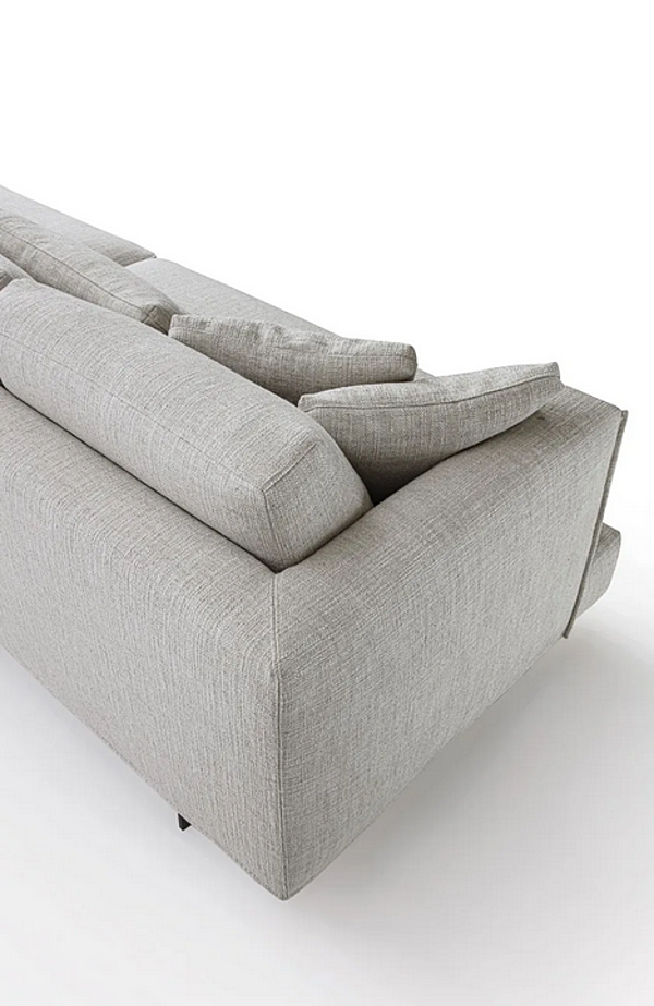 Ecksofa aus Stoff mit abnehmbarem Bezug Davis Twin Frigerio Fabrik Frigerio aus Italien. Foto №6