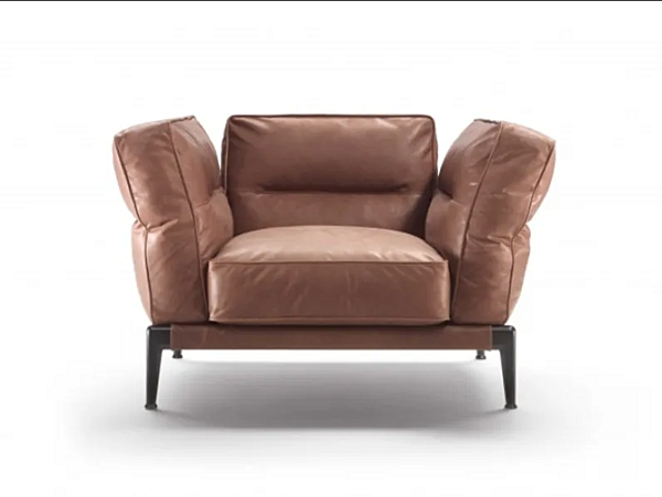 Lederarmchair mit Armlehnen FLEXFORM ADDA Fabrik FLEXFORM aus Italien. Foto №1