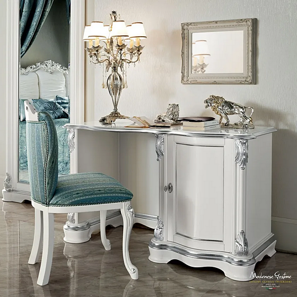Schreibtisch aus Holz mit eleganten Details Modenese Luxury Interiors 13209 Fabrik MODENESE GASTONE aus Italien. Foto №2