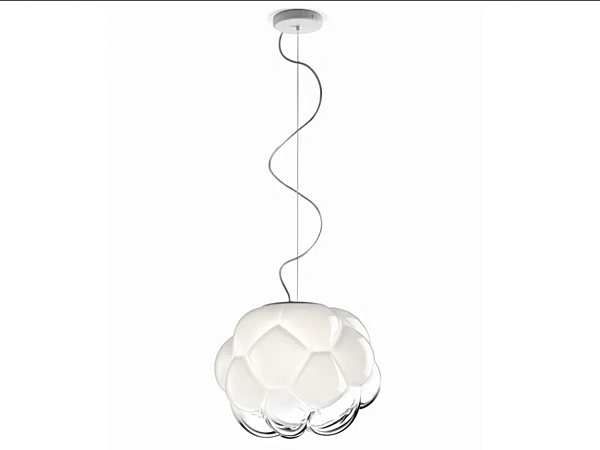 Glas Pendelleuchte Cloudy Fabbian F21 A02 71 Fabrik Fabbian aus Italien. Foto №1