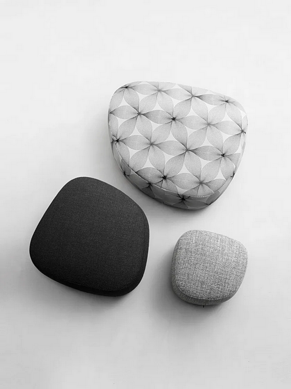 Pouf mit abnehmbarem Bezug Pierre Flou Fabrik Flou aus Italien. Foto №2
