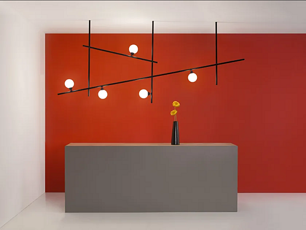 LED Pendelleuchte aus Aluminium Fabbian Freeline F44 Fabrik Fabbian aus Italien. Foto №1