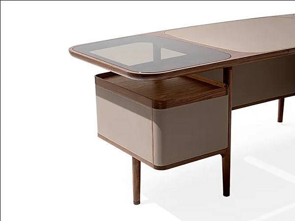 Rechteckiger Schreibtisch aus Holz Mogul GIORGETTI Fabrik GIORGETTI aus Italien. Foto №2