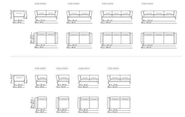 Ecksofa aus Stoff mit weicher Rückenlehne FLEXFORM ADDA Fabrik FLEXFORM aus Italien. Foto №7