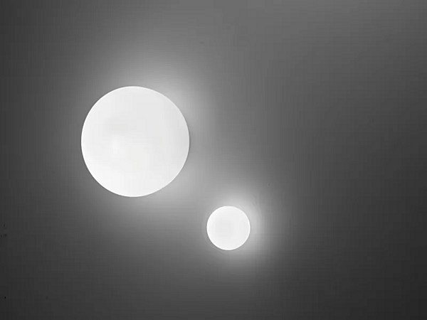 Glas Wandlampe Deckenlampe Fabbian Lumi Mochi Fabrik Fabbian aus Italien. Foto №2