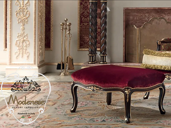 Stofffußhocker Modenese Luxury Interiors 15502 Fabrik MODENESE GASTONE aus Italien. Foto №1