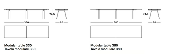 Rechteckiger Tisch aus Holz Ambrosiano 2322 modular ZANOTTA Fabrik ZANOTTA aus Italien. Foto №4