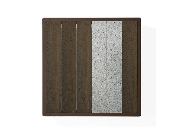 Quadratischer Gartentisch aus Holz GEA GIORGETTI 87010, 87011, 87012, 87013 Fabrik GIORGETTI aus Italien. Foto №2