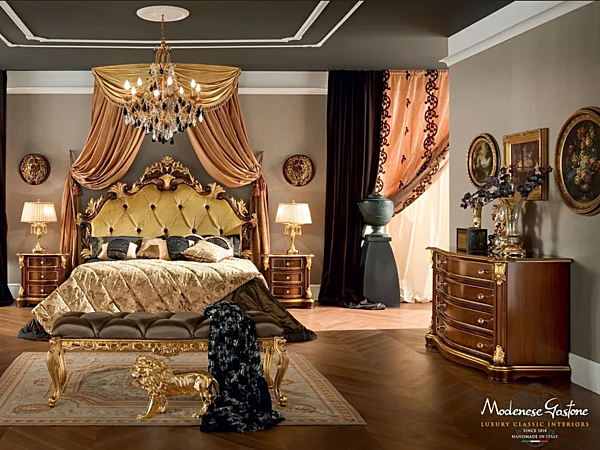 Polsterbank aus Stoff Modenese Luxury Interiors 13522 Fabrik MODENESE GASTONE aus Italien. Foto №4