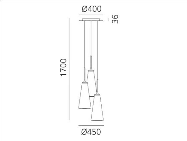 LED Pendelleuchte aus Aluminium Look at Me Artemide 1452010APP, 1453010APP, 1450010A, 1451010A Fabrik Artemide aus Italien. Foto №17