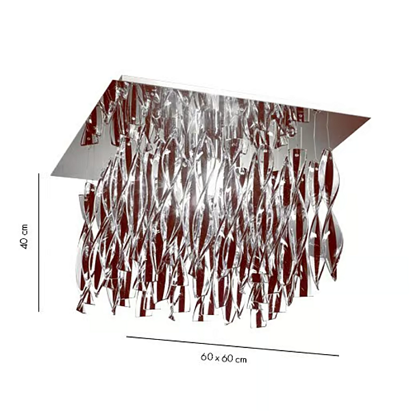 Deckenleuchte aus Murano-Glas AXOLIGHT Aura Fabrik Axolight aus Italien. Foto №9