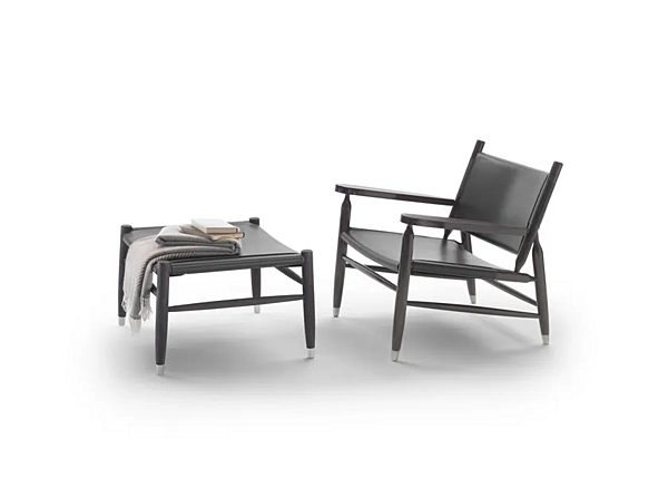 Lederarmchair mit Armlehnen Tessa S H FLEXFORM Fabrik FLEXFORM aus Italien. Foto №6