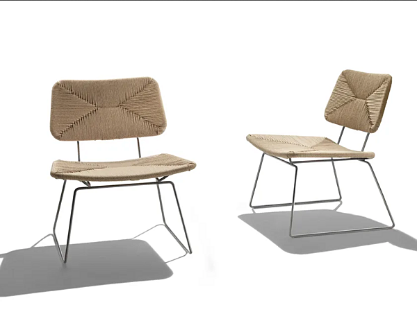 Sled Base Polypropylene Easy Chair Echoes Outdoor FLEXFORM Fabrik FLEXFORM aus Italien. Foto №1